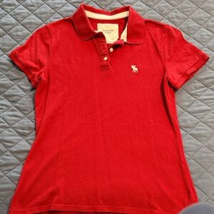 Abercrombie Women’s Red Polo